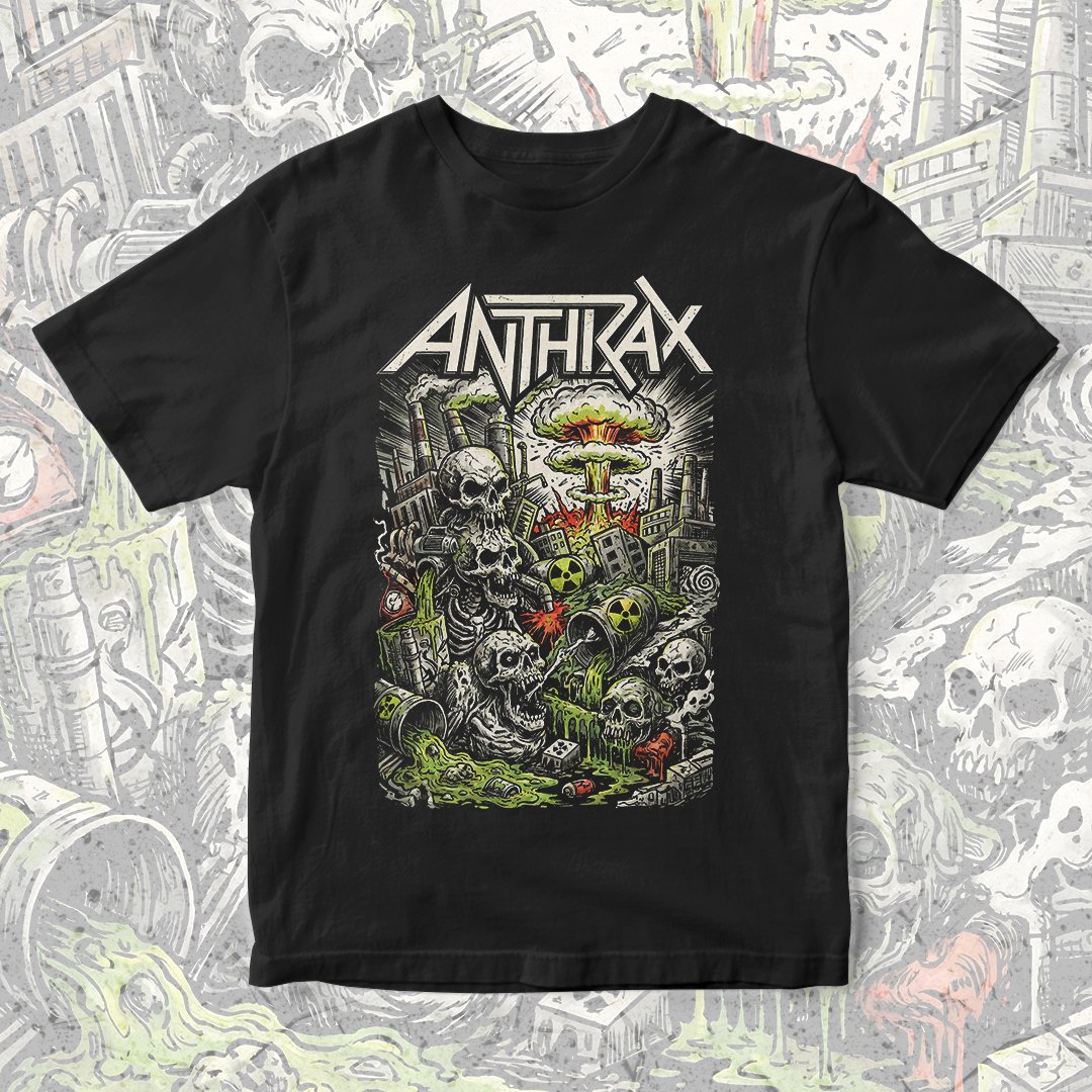 Nome do produto: Camiseta Anthrax | The Toxic Waltz