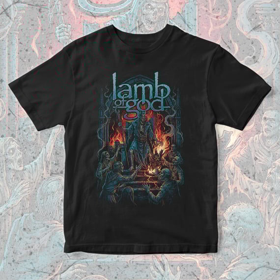 Camiseta Lamb of God | Undead King