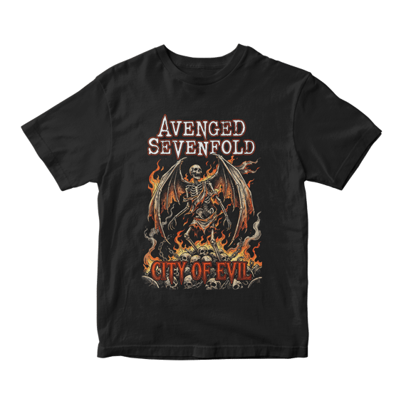 Camiseta Essencial Avenged Sevenfold | City of Evil