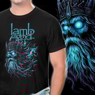 Nome do produto Camiseta Lamb of God | Nameless Throne