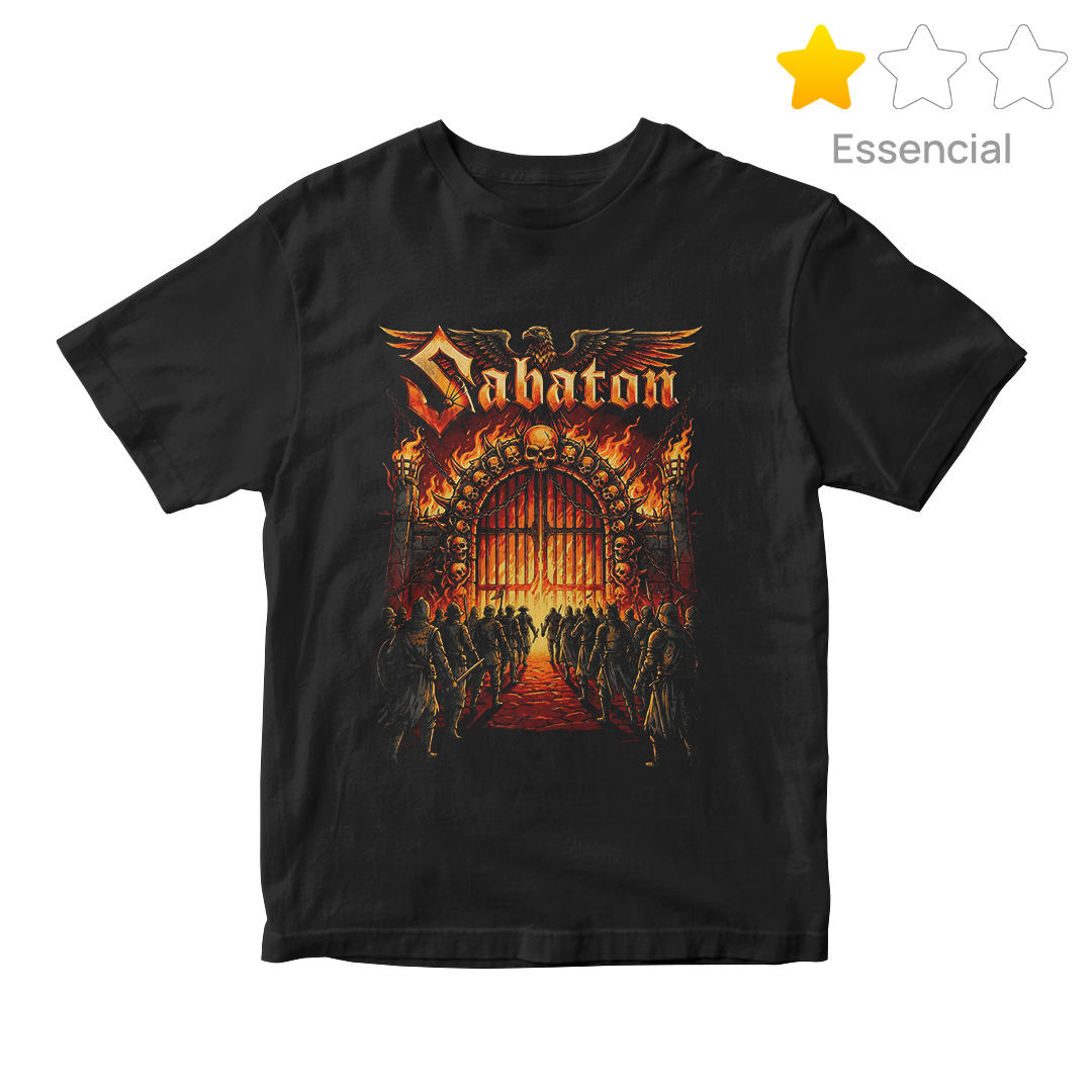 Camiseta Essencial Sabaton | Gates Of Hell