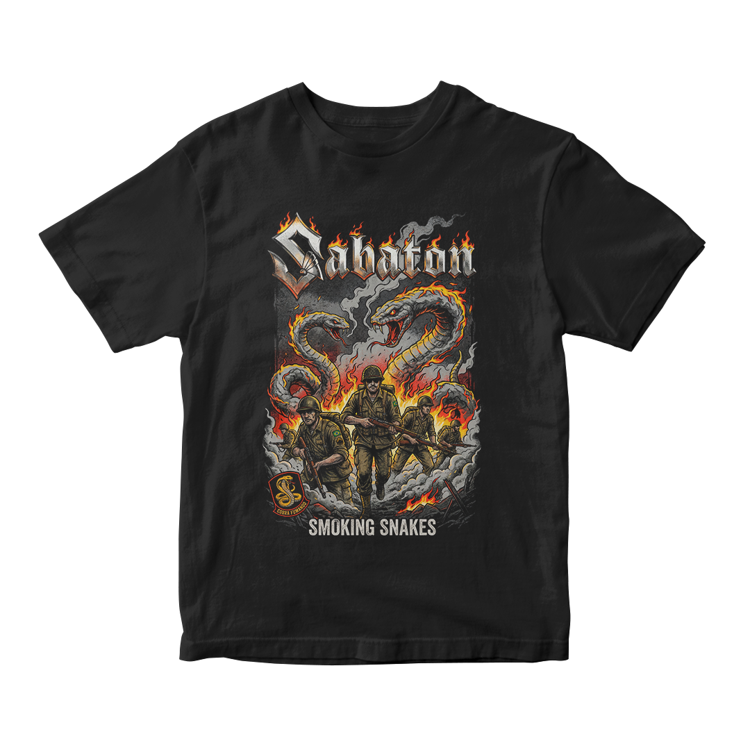 Nome do produto: Camiseta Prime Sabaton | Smoking Snakes
