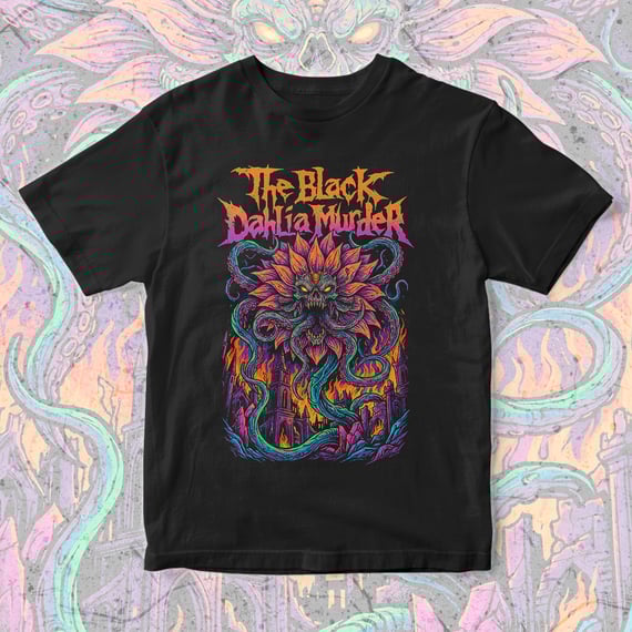 Camiseta The Black Dahlia Murder | Hellish Petals
