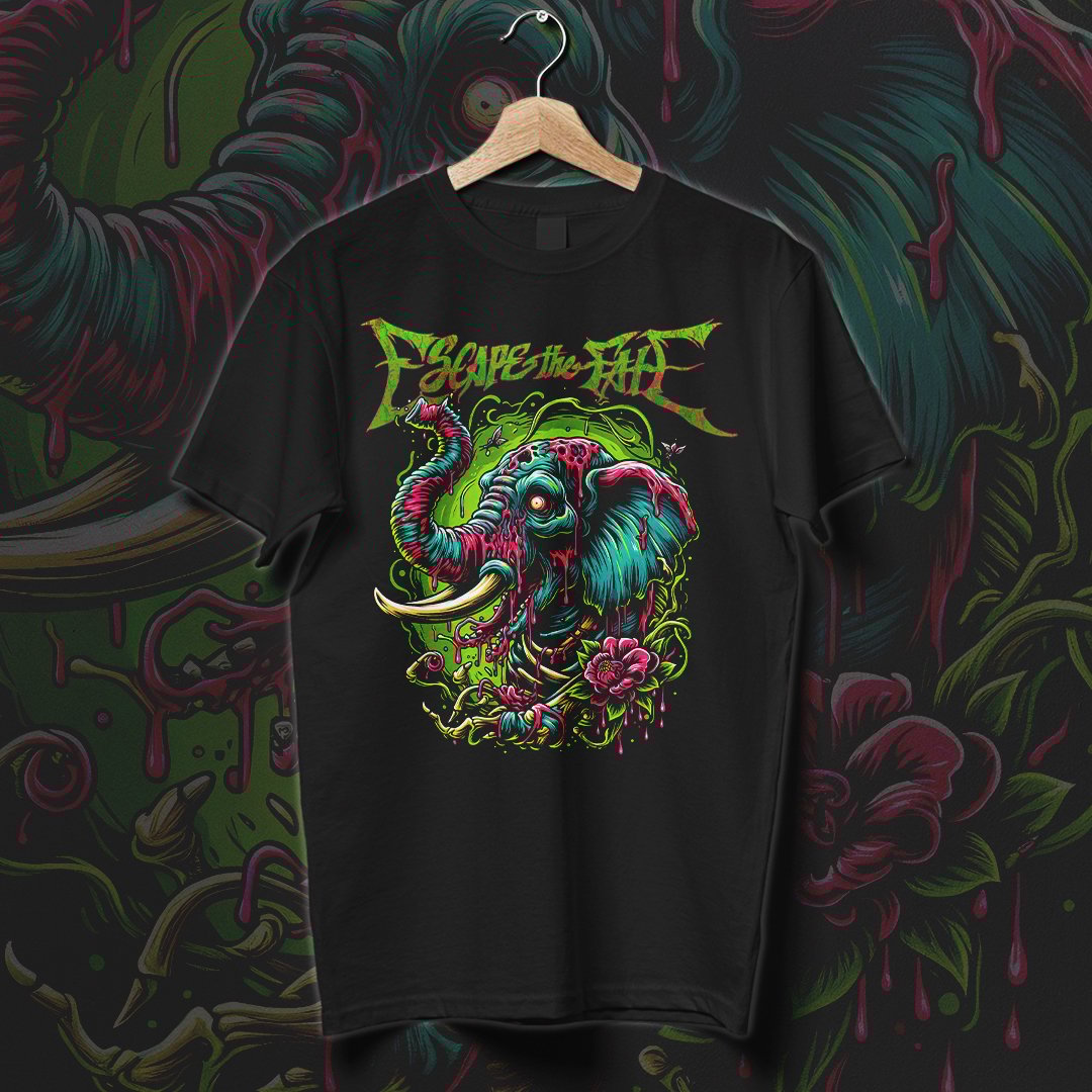 Nome do produto: Camiseta Escape The Fate | Undead Mammoth