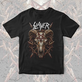Nome do produto Camiseta Slayer | Pentagram Skull