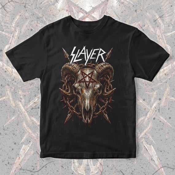 Camiseta Slayer | Pentagram Skull