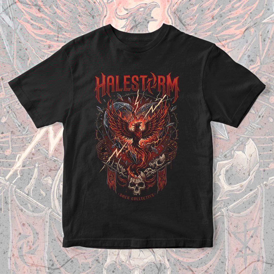 Nome do produto: Camiseta Halestorm | Phoenix Rise