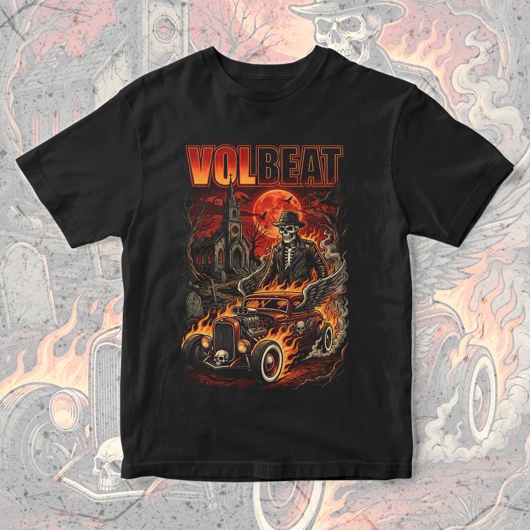 Nome do produto: Camiseta Volbeat | Ghost Rider