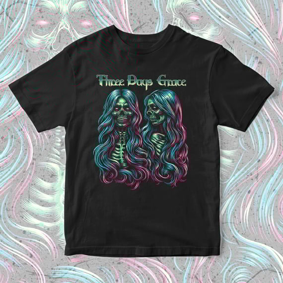 Camiseta Three Days Grace | Beautifully Broken Bones