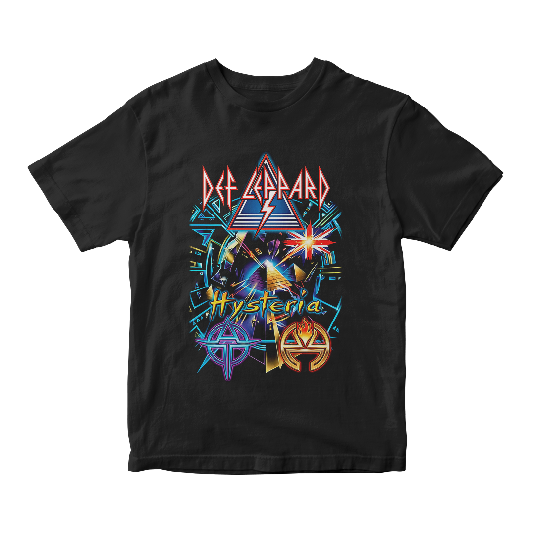 Nome do produto: Camiseta Essencial Def Leppard | Neon Hysteria