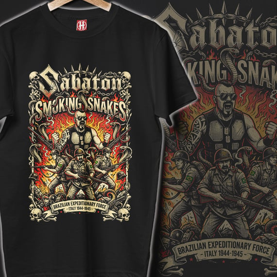 Camiseta Sabaton | Smoking Snakes #2
