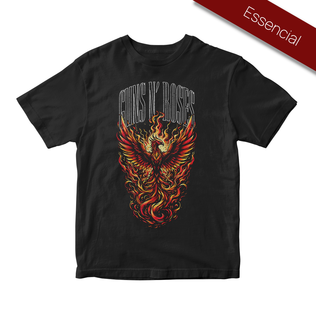 Camiseta Essencial Guns n Roses | Phoenix Rise