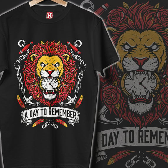Camiseta A Day To Remember | Time Of The Lion