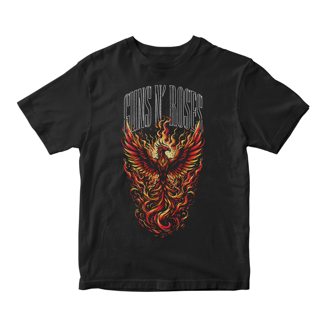 Nome do produto: Camiseta Essencial Guns n Roses | Phoenix Rise