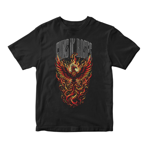Camiseta Essencial Guns n Roses | Phoenix Rise
