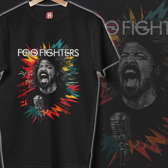Camiseta Foo Fighters | Grohl Yell