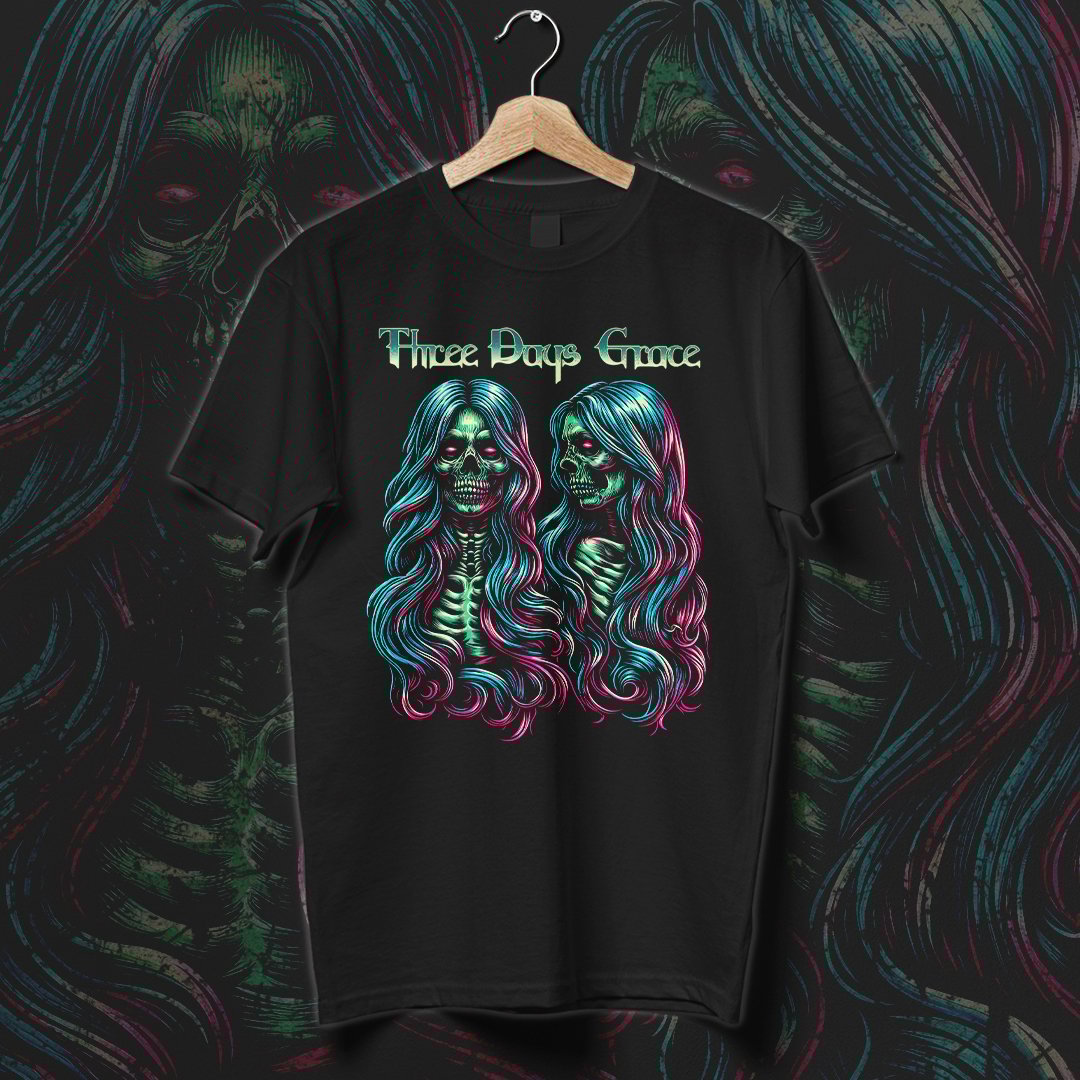Nome do produto: Camiseta Three Days Grace | Beautifully Broken Bones