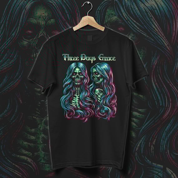 Camiseta Three Days Grace | Beautifully Broken Bones
