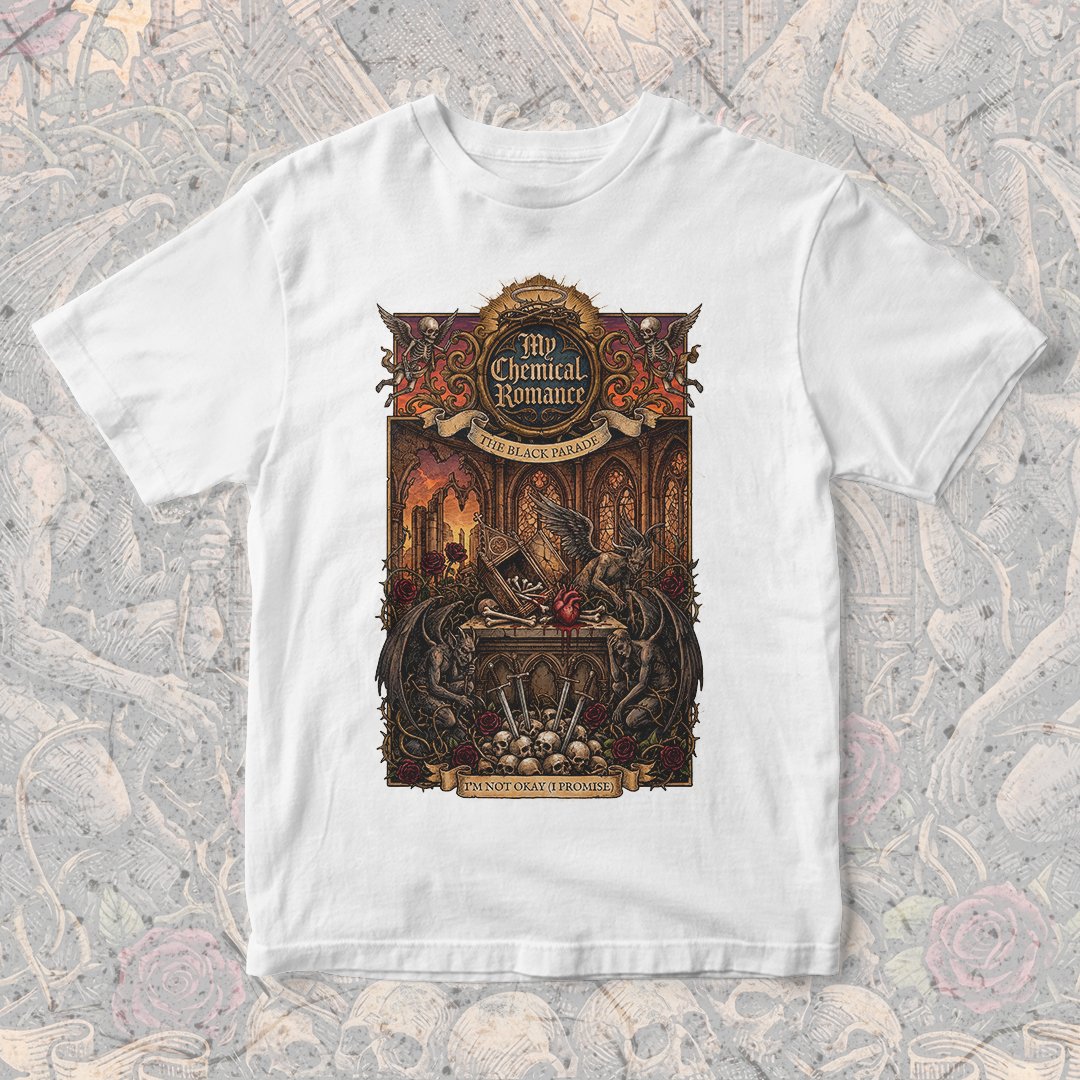 Nome do produto: Camiseta My Chemical Romance | The Broken Cathedral