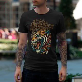 Nome do produto Camiseta A Day To Remember | Striped Fury