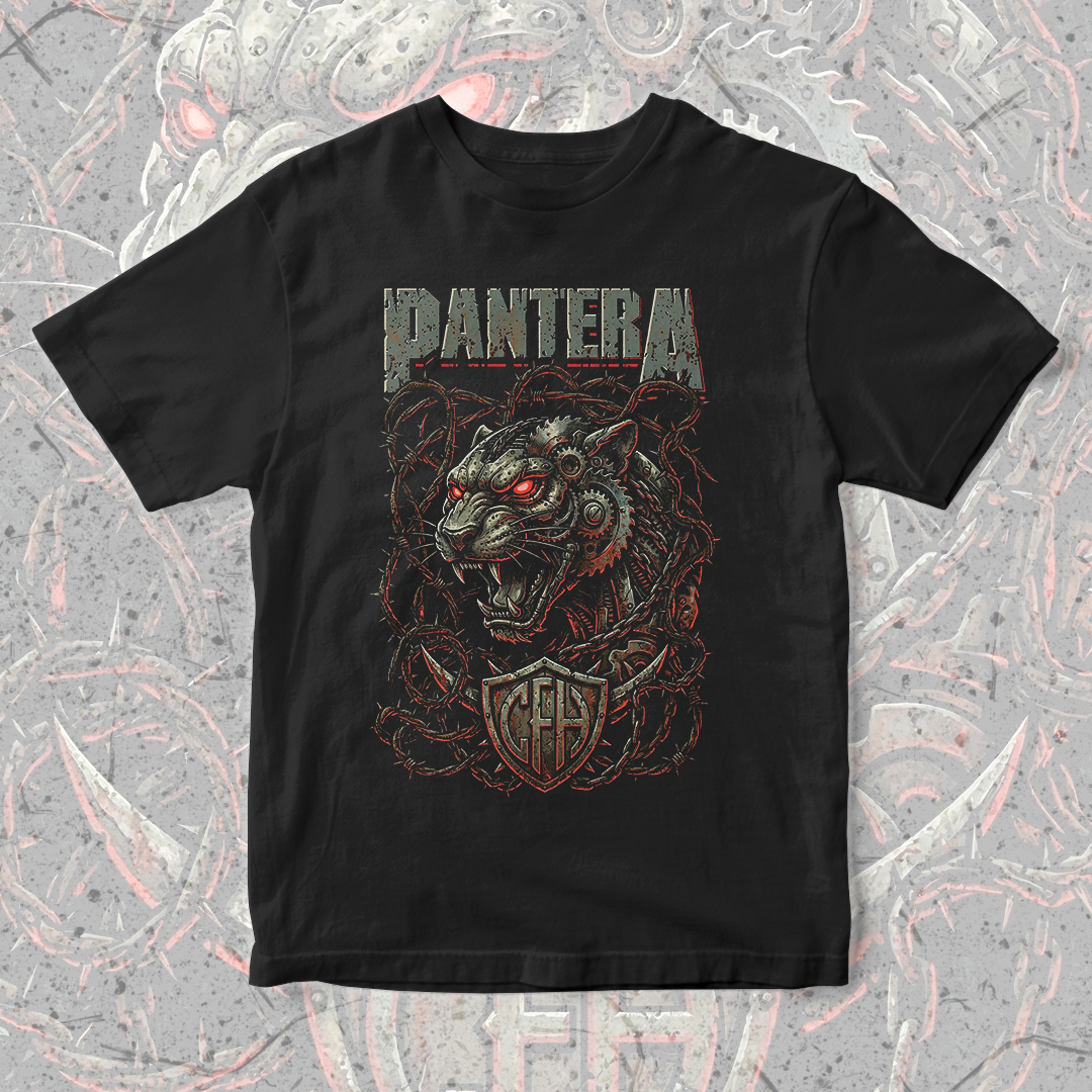 T-Shirt Classic Camiseta Pantera | Mechanical Hostility em