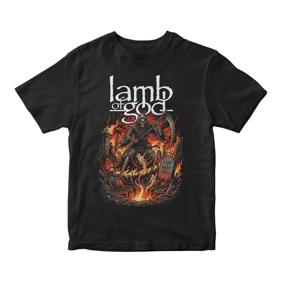 Nome do produto: Camiseta Prime Lamb of God | Laid To Rest