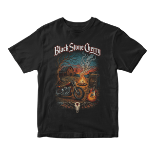 Camiseta Essencial Black Stone Cherry | Midnight Rider