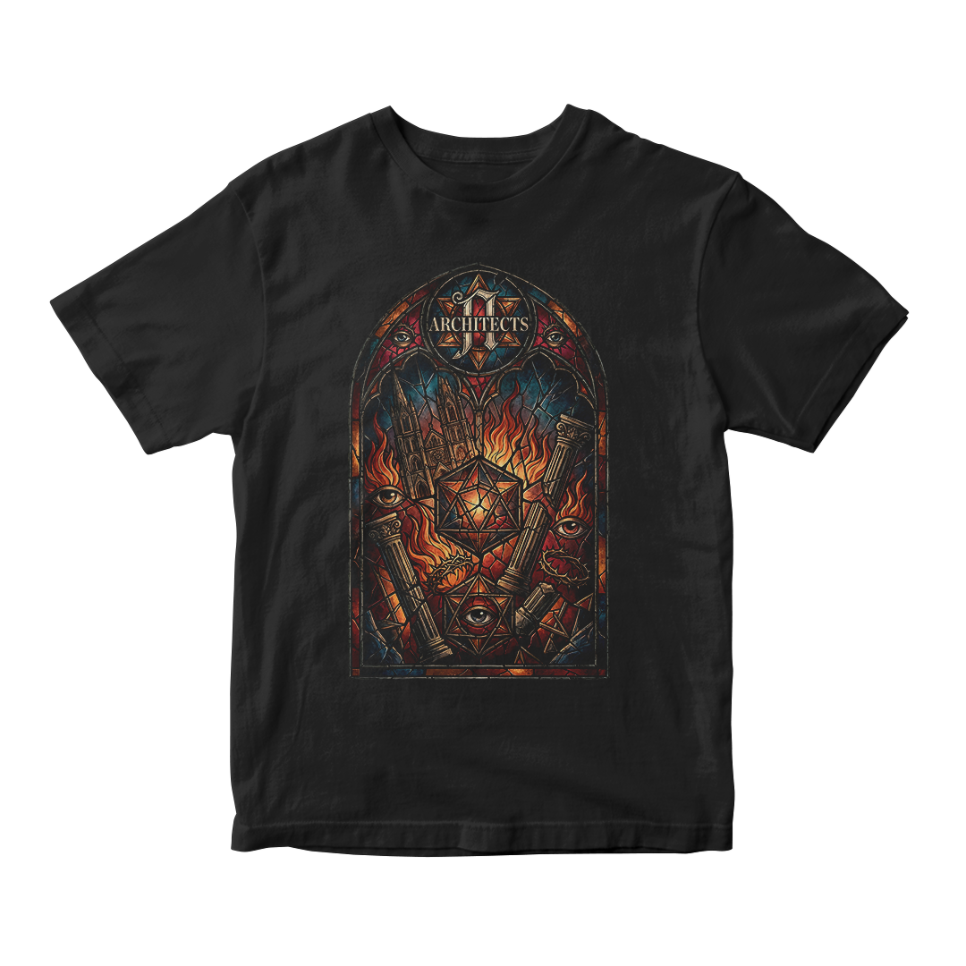 Camiseta Essencial Architects | Burning Cathedral