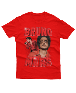 Nome do produto Bruno Mars Vermelho