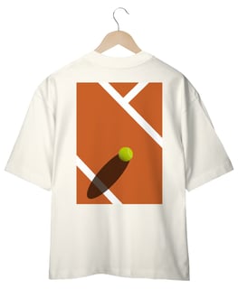 Nome do produto Quadra de Tênis  Oversized - Every Fã 