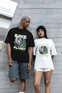 Nome do produto CAMISETA OVERSIZED SAVE THE PLANET