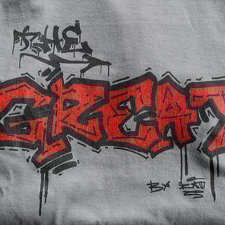 Nome do produto Camiseta Skate Grafite Quality Unissex - The Great by RAVI
