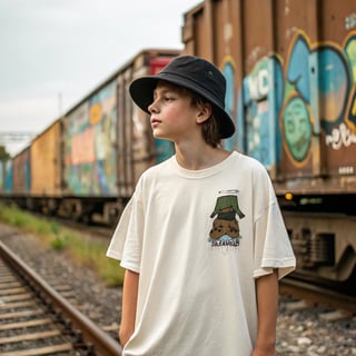 Nome do produto Camiseta Oversized streetwear graffity - Children That Build The Future