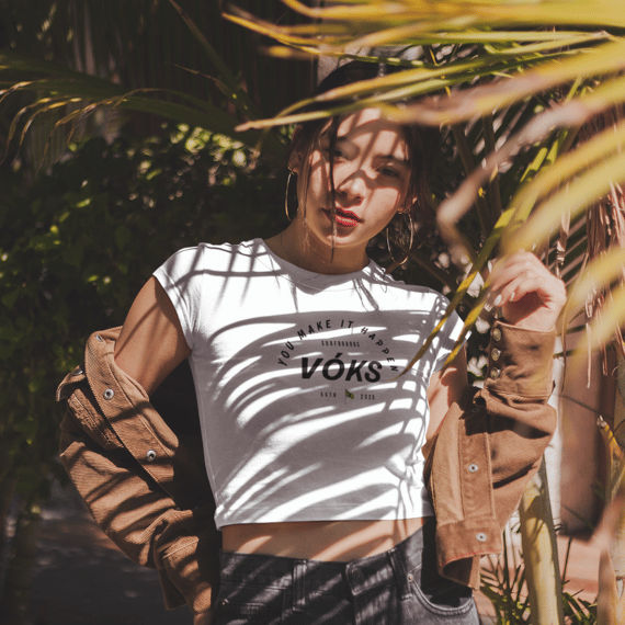 Cropped Feminino Verão 2025 - Tecido 100% Algodão 