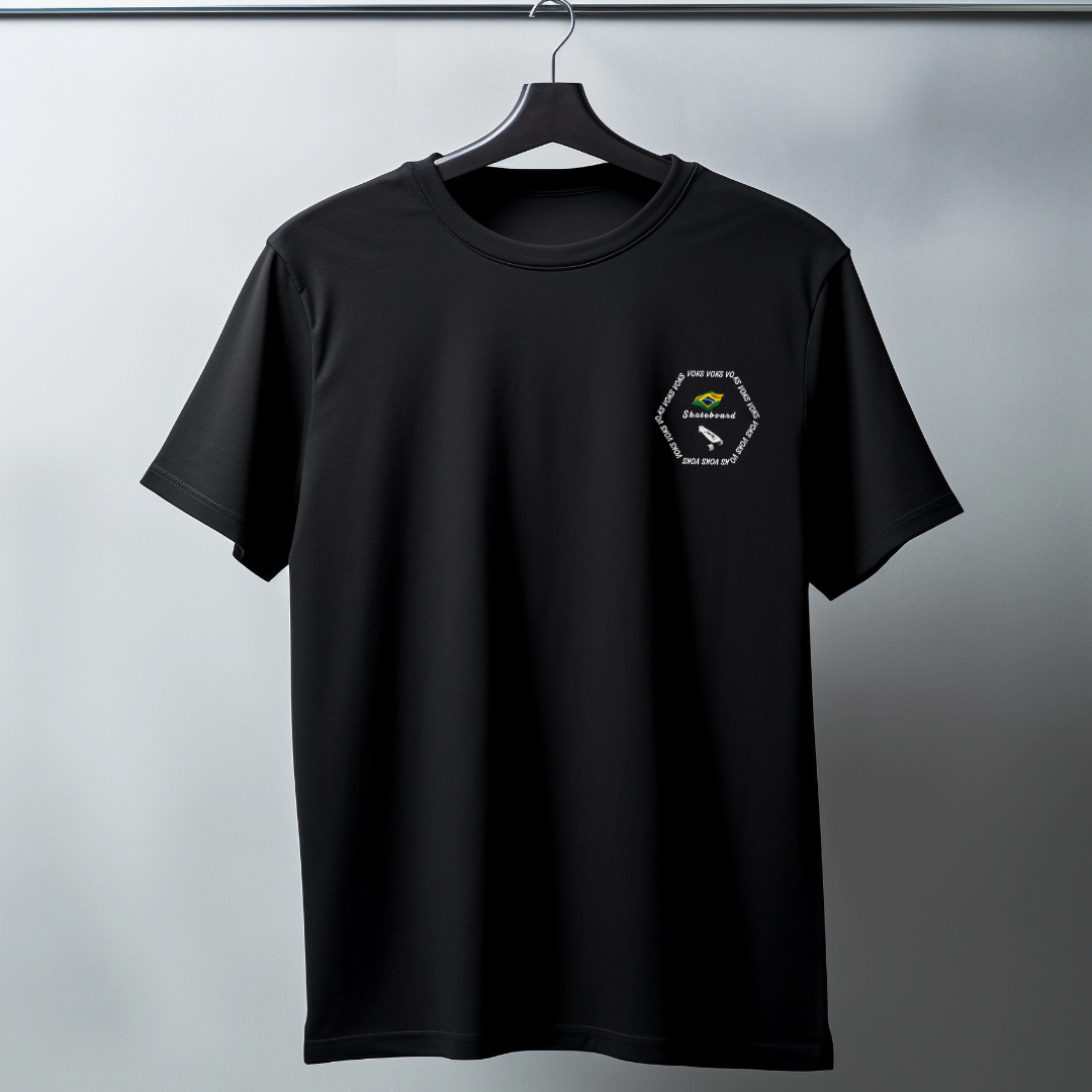 T-Shirt Unissex Prime Skateboard 2025 - 100% Algodão