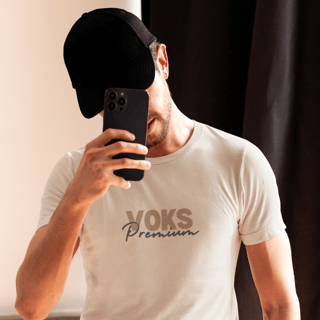 T-Shirt Casual VOKS - Tecido PRIME 100% Algodão