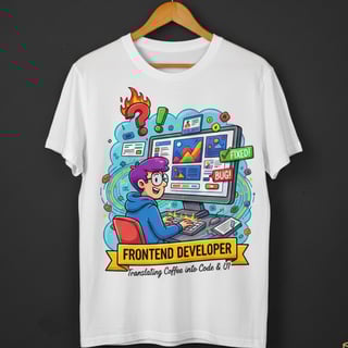 Nome do produto T-Shirt - Frontend Warrior