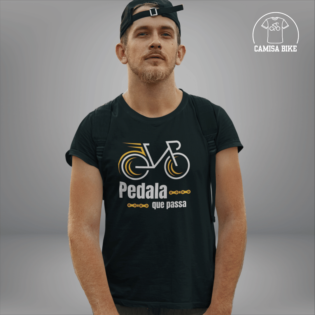 Camisa T-Shirt Quality pedala que passa