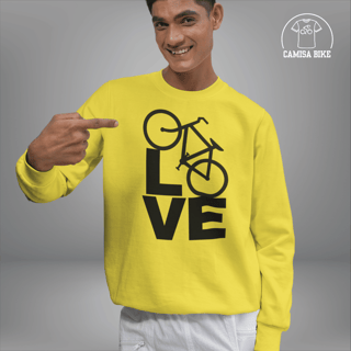 Moletom Fechado I love bike