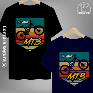 camiseta T-Shirt Quality eu amo mtb