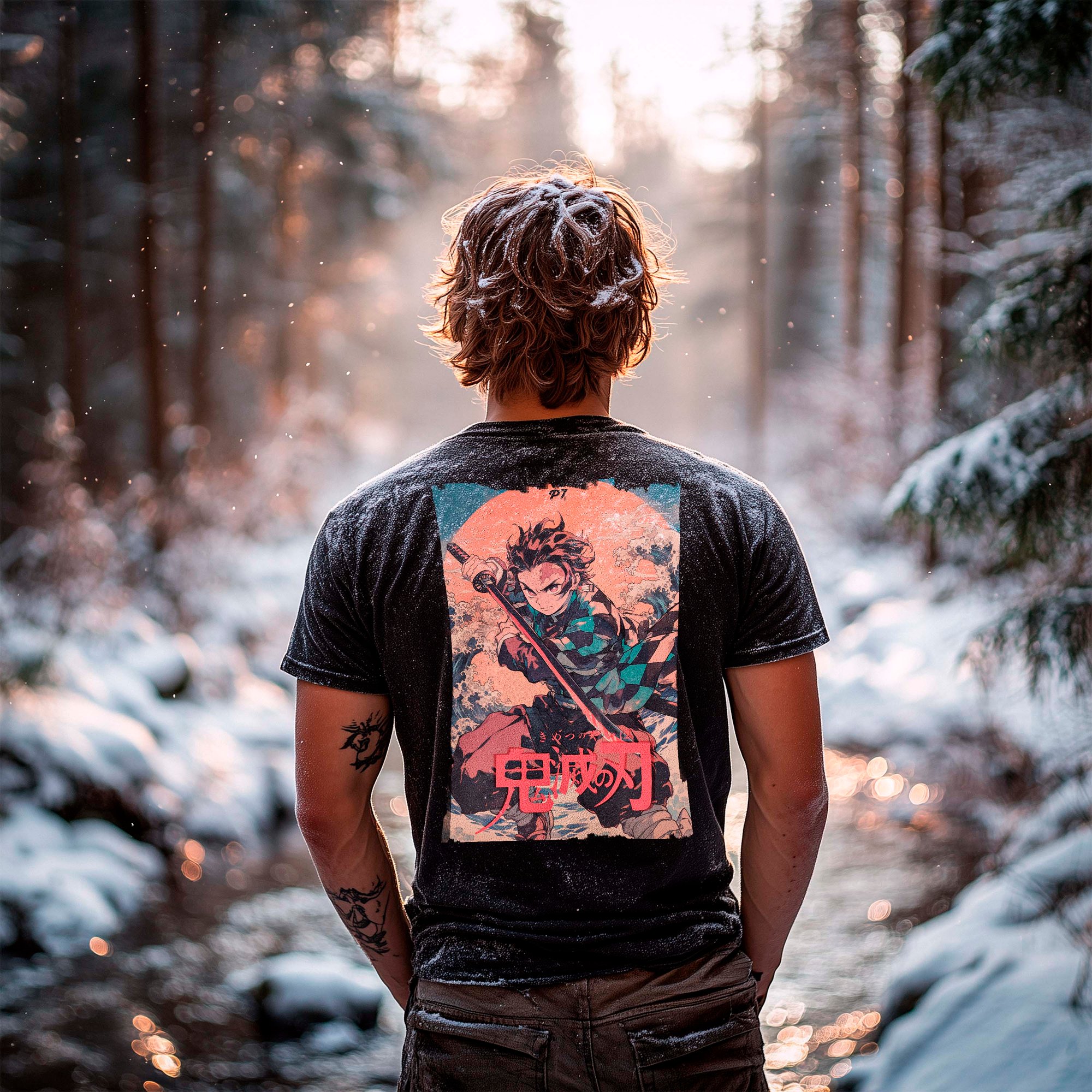 Camiseta Demon Slayer - Kamado Tanjiro