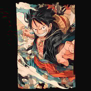 Nome do produto Camiseta One Piece - Monkey D. Luffy