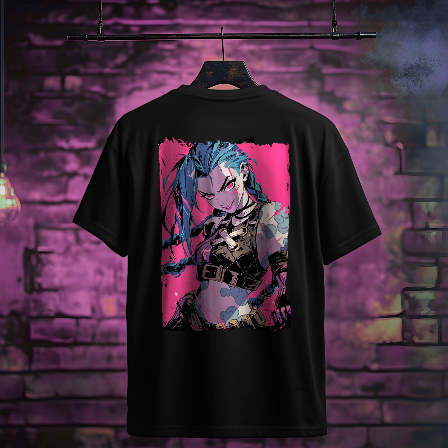 Camiseta League of Legends - Jinx Arcane