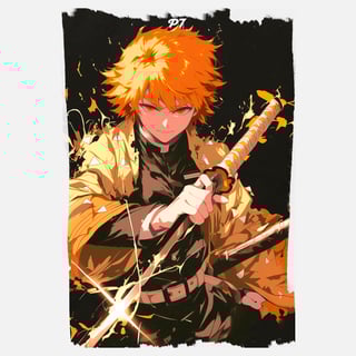 Nome do produto Camiseta Demon Slayer - Zenitsu