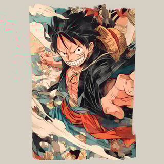Nome do produto Camiseta One Piece - Monkey D. Luffy