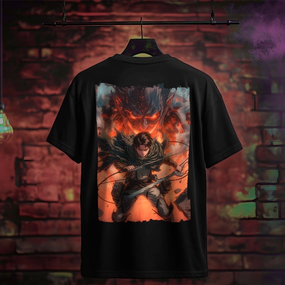 Camiseta Attack on Titan - Levi Ackerman