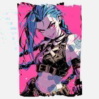 Nome do produto Camiseta League of Legends - Jinx Arcane