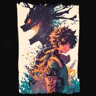 Nome do produto Camiseta My Hero Academia - Izuku Midoriya Deku 