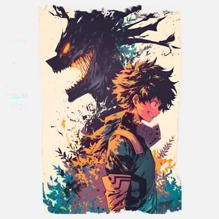 Nome do produto Camiseta My Hero Academia - Izuku Midoriya Deku 