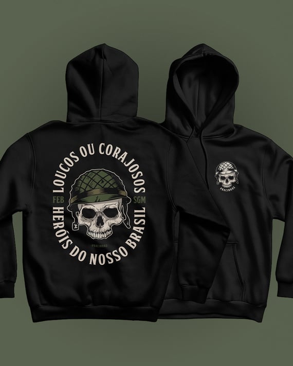 MOLETOM LOUCOS OU CORAJOSOS